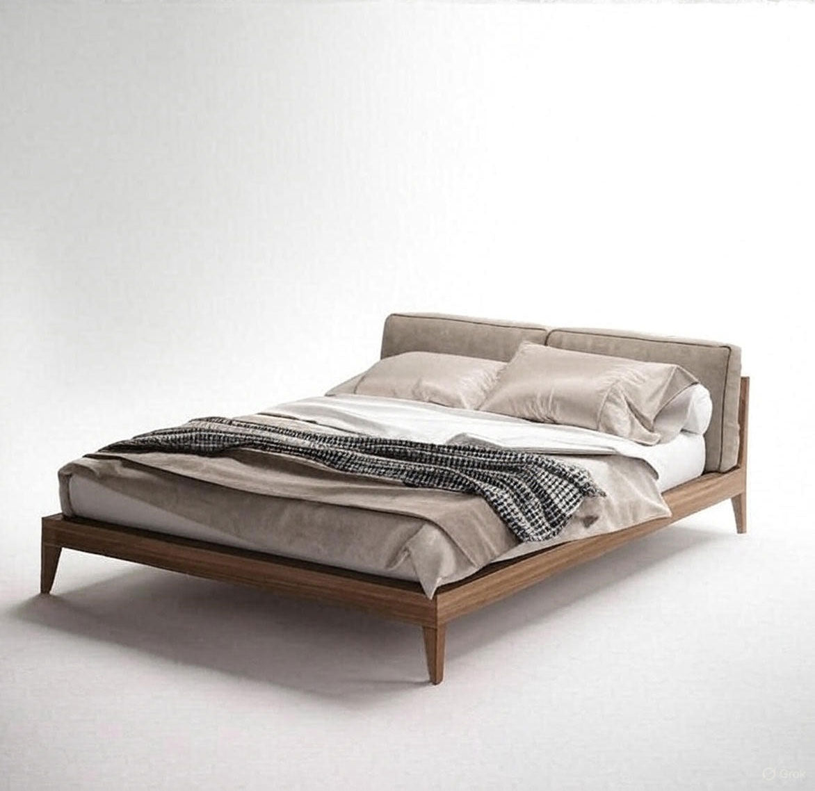 Teak Wood Bed ELVI Collection