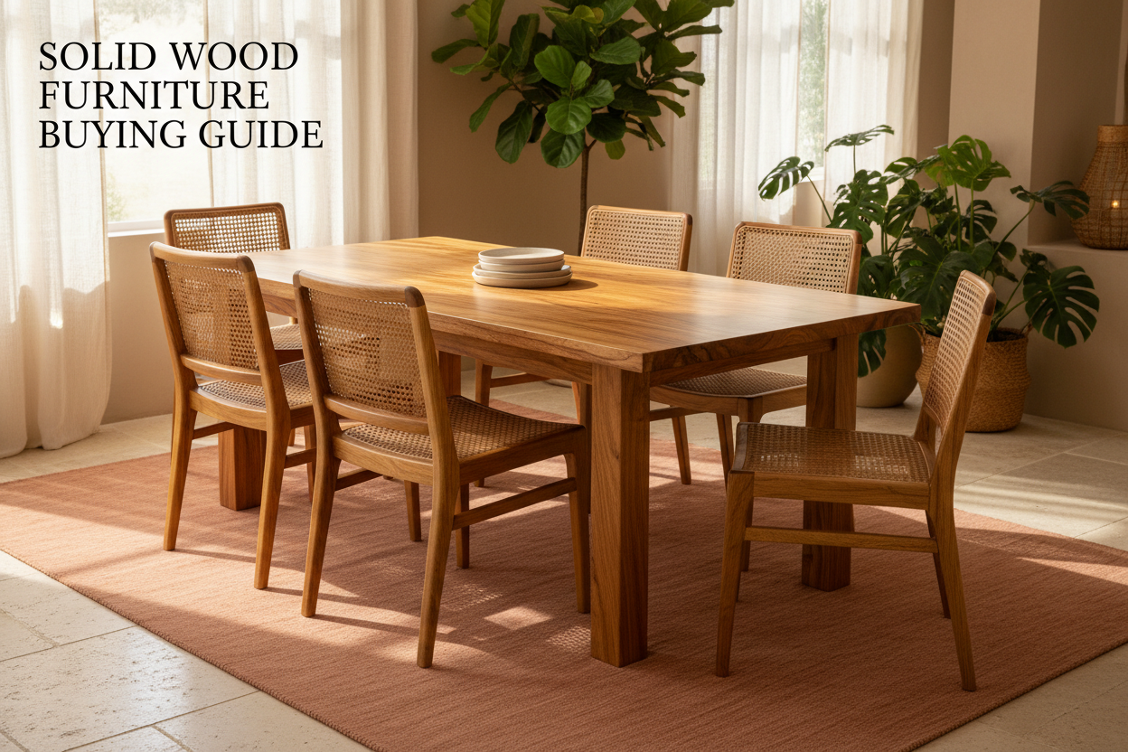 Solid Wood Furniture Buying Guide: What to Check Before You Buy