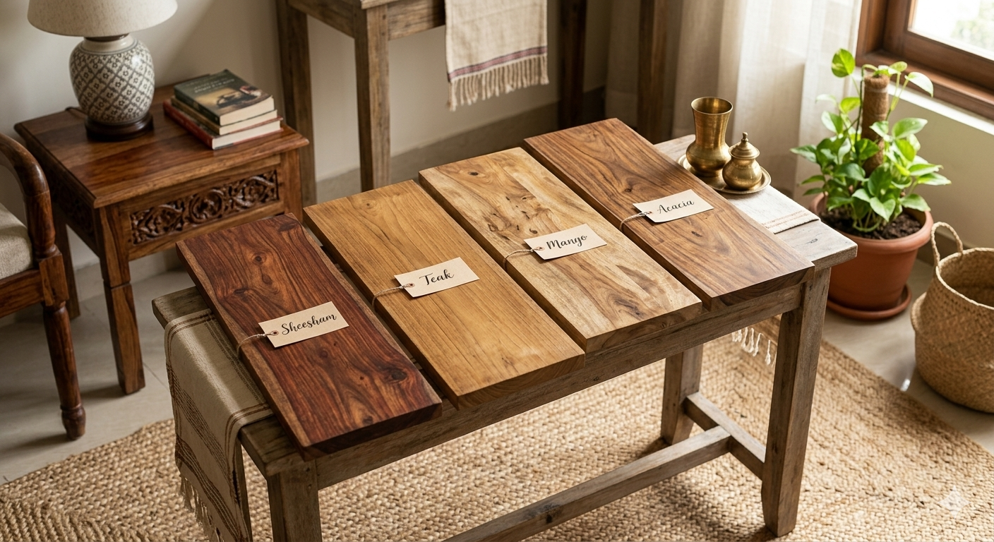 Sheesham vs Teak vs Mango vs Acacia: Which Wood for Indian Homes?