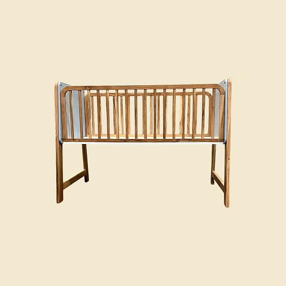 Solid Wood Kids Crib | Mamta Handicraft