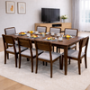 Urban Living Solid Sheesham Wood Eight Seater Dining Table Set
