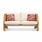 Valencia Rattan 2 Seater Curved  Sofa