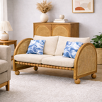 Valencia Rattan 2 Seater Curved  Sofa