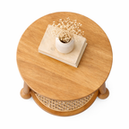 Valencia Rattan Round End Table