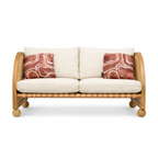 Valencia Rattan 2 Seater Curved  Sofa