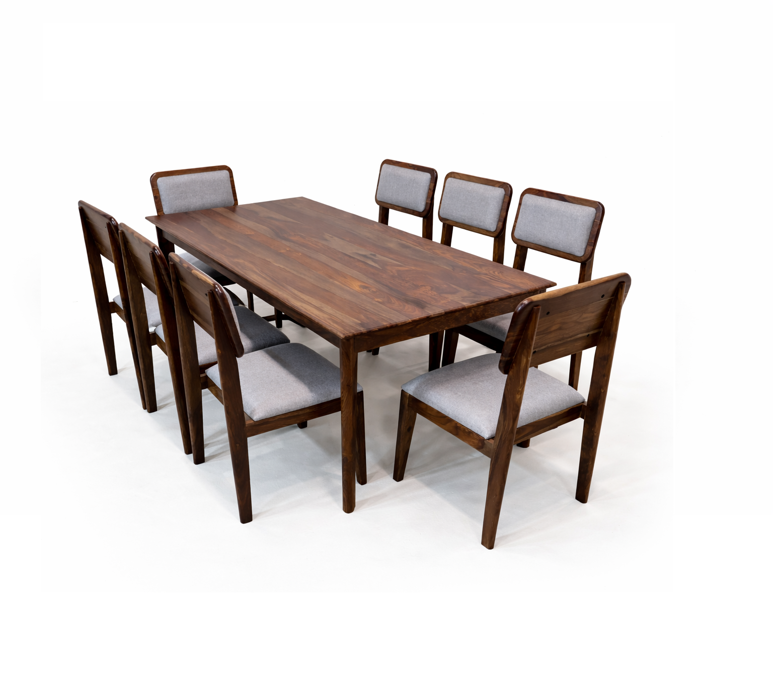 Urban Living Solid Sheesham Wood Eight Seater Dining Table Set