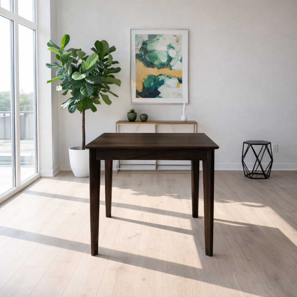 Urban Living Solid Sheesham Wood Four Seater Dining Table Set