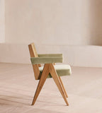 Solid Wood Hayward Dining Chair with Arms — Set of 2 | Mamta Handicraft