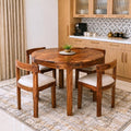 Velmora Solid Sheesham Wood Dining Table Set