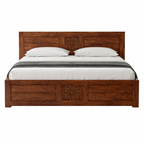 Seiraa solid sheesham wood Bed without storage