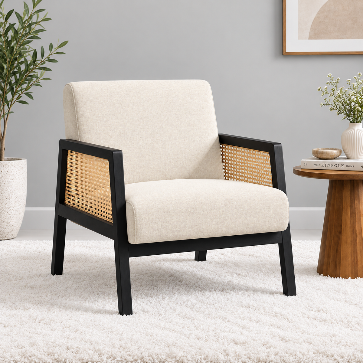 Milo Cane Lounge Chair