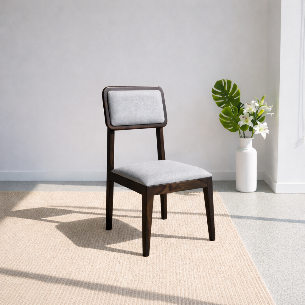 Urban Living Solid Sheesham Wood Comfort Chair Set of 2