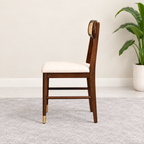 Ashton Solid Wood Rattan Cane Chair Set Of 2