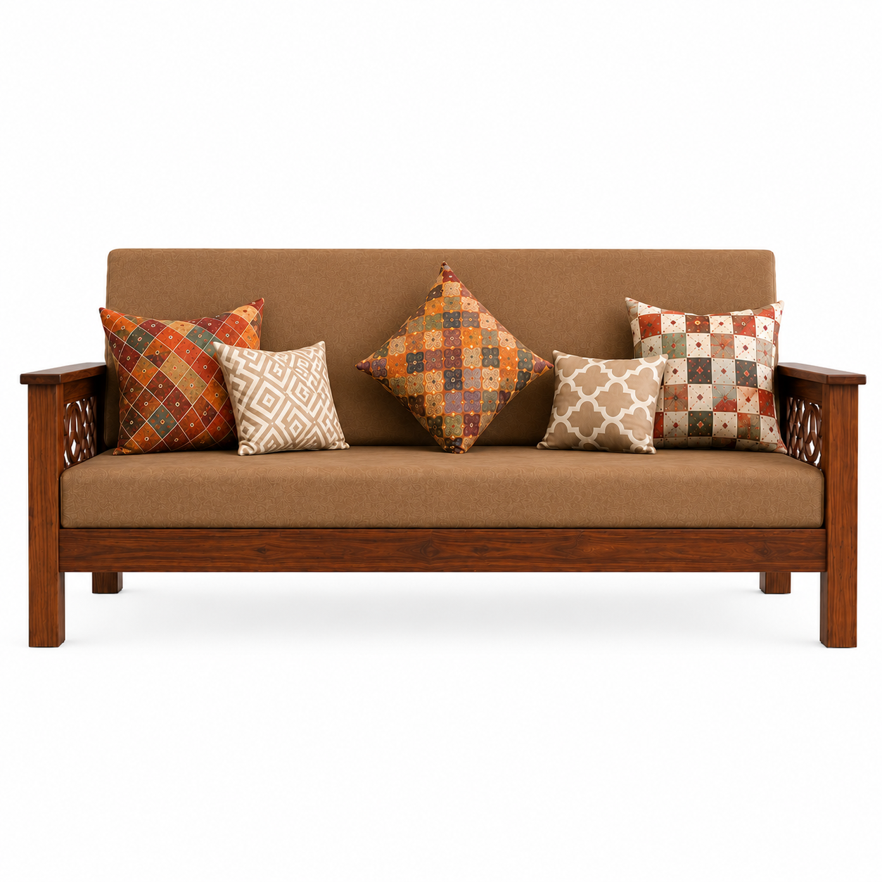 Elite Benz Sofa Armrest Detail | Mamta Handicraft