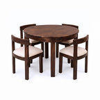 Velmora Solid Sheesham Wood Dining Table Set