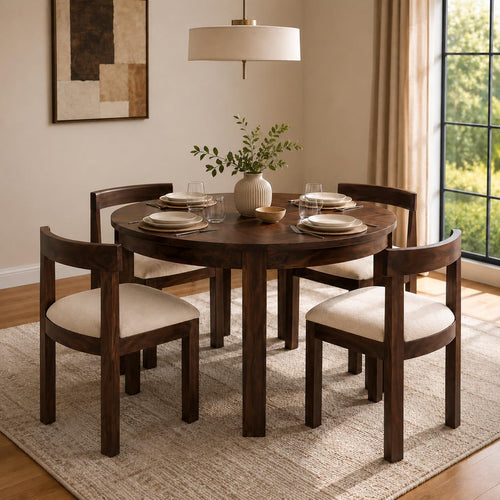 {"alt" => "Velmora Solid Sheesham Wood Dining Table Set"}