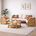 Valencia Rattan 3+1+1 Seater Curved Sofa Set