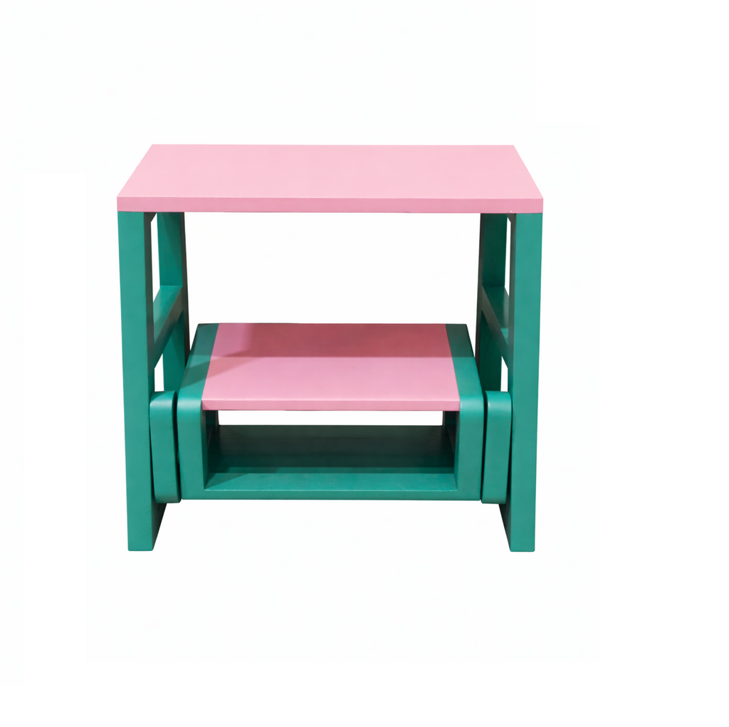 Solid Wood Step Stool Side Table As Table | Mamta Handicraft
