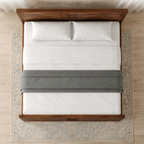 Seiraa solid sheesham wood Bed without storage