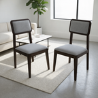 Urban Living Solid Sheesham Wood Comfort Chair Set of 2 | Mamta Handicraft