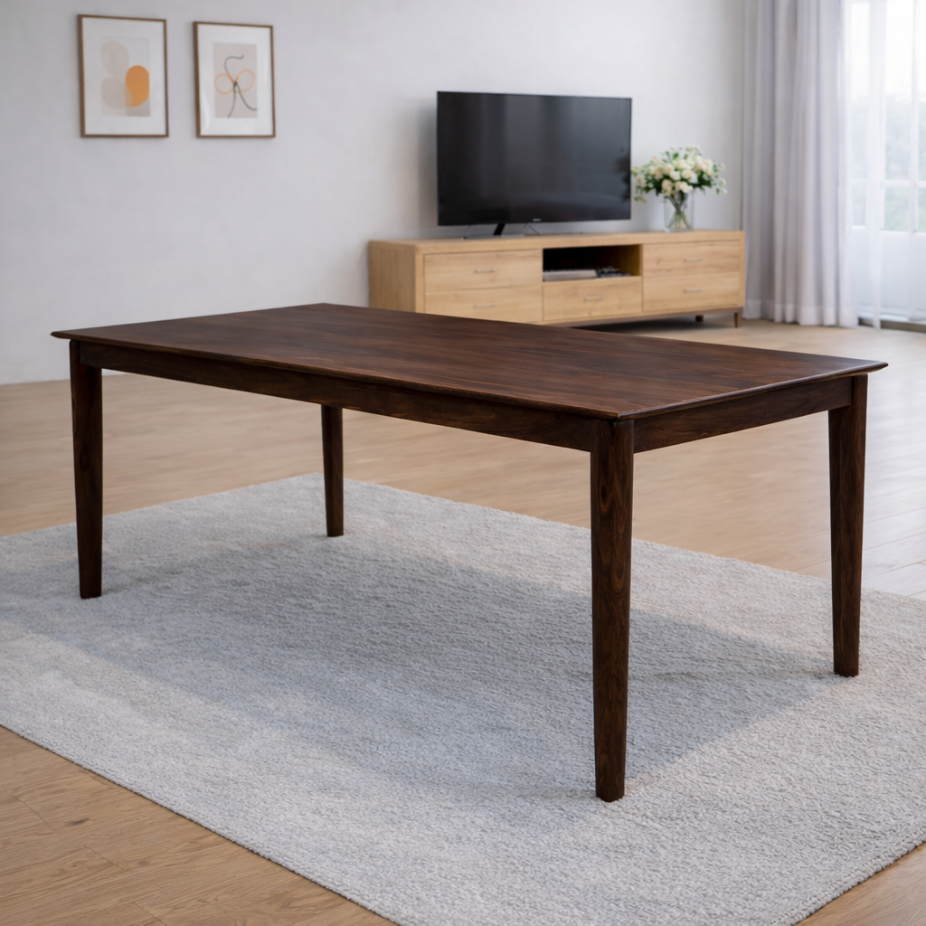 Urban Living Solid Sheesham Wood 8 Seater Dining Table