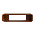 Minimalist Wooden Wall Mounted Display Shelf- Set Of 2