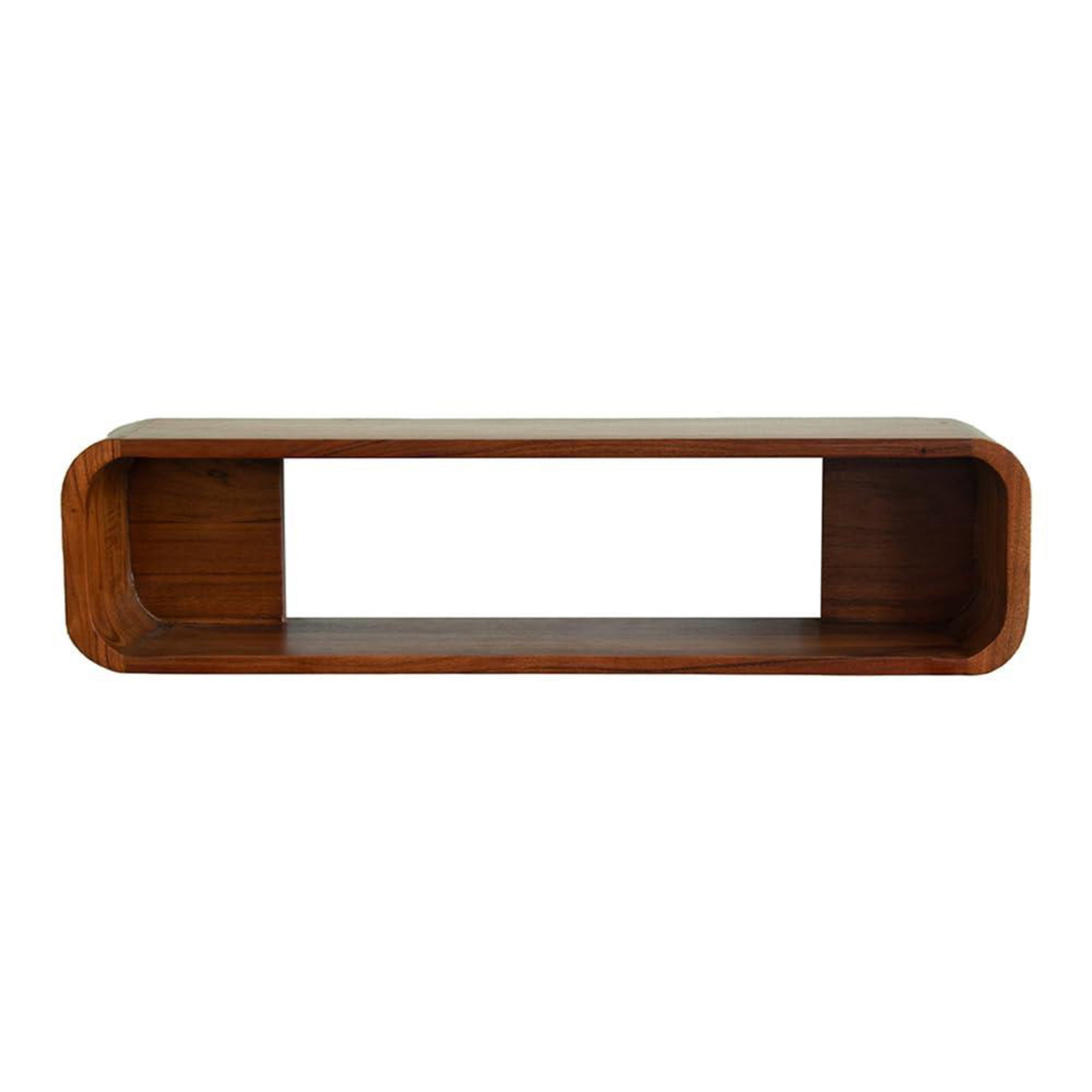 Minimalist Wooden Wall Mounted Display Shelf- Set Of 2