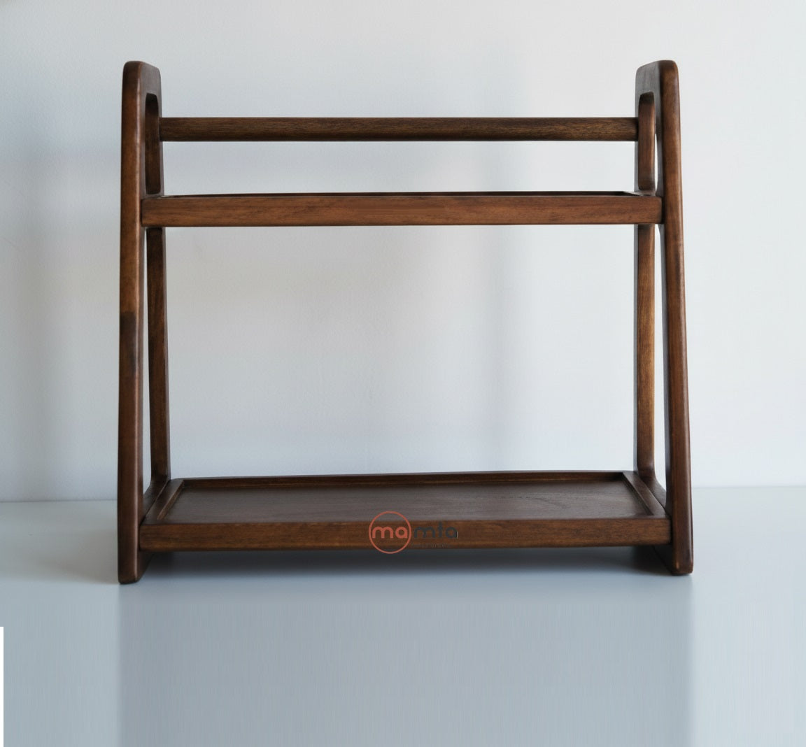 Modern Solid Wood Kitchen Rack-Walnut