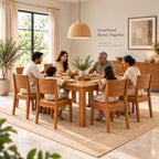 Spain Teak Wood Dining Chair  (Set of 2)