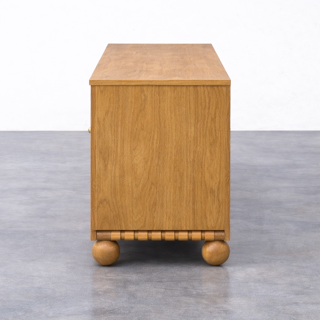 Valencia Rattan Arched  Wooden TV Media Unit