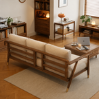 Milano Italian 3 Seater Sofa Side View | Mamta Handicraft