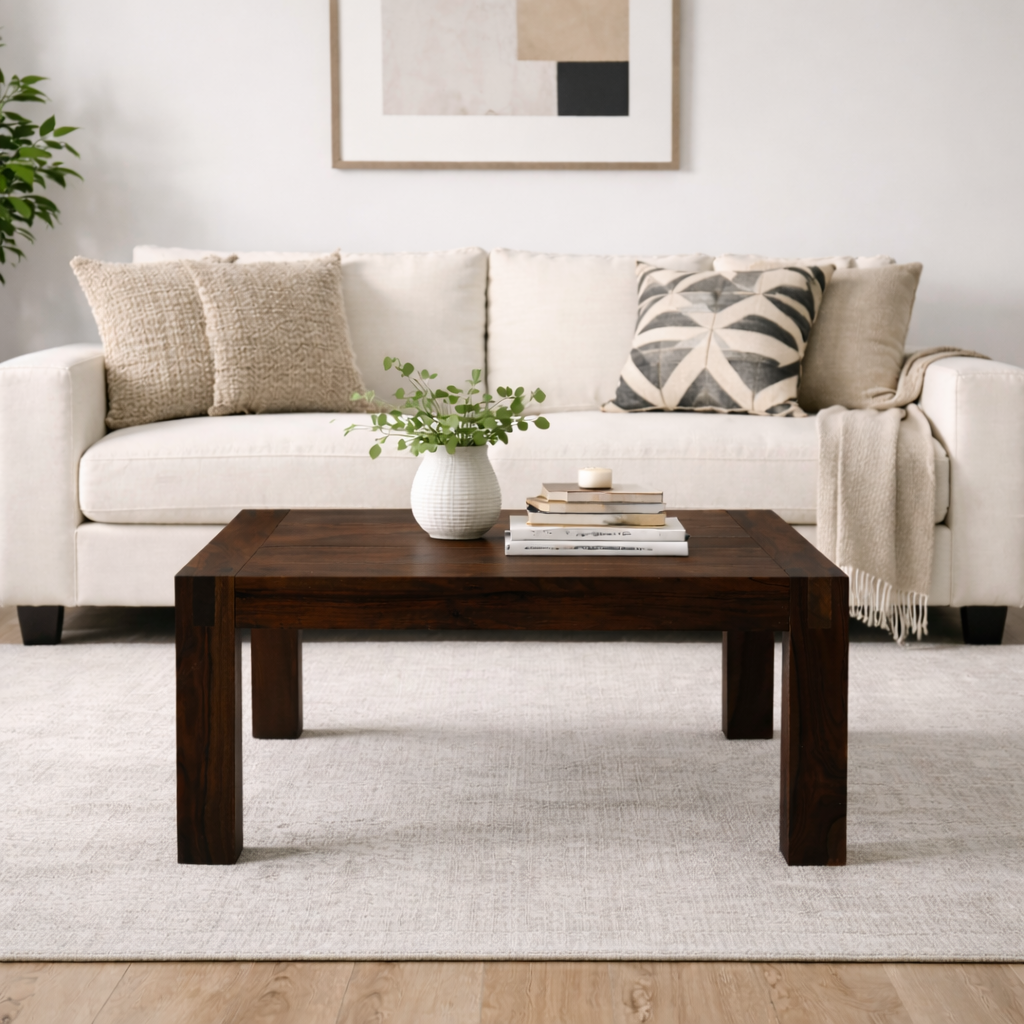 Sierra Sheesham Wood Square Coffee Table