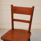 WillowCraft Solid Wood Dining Chair set Of 2