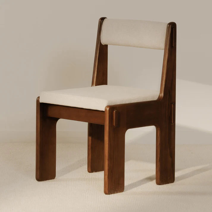 Contemporary Upholstered Dining Chairs Set of 2 Wooden Frame | Mamta Handicraft