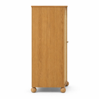 Valencia Rattan Cane Cabinet Side View | Mamta Handicraft