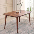 Astera Sheesham Wood 4 Seater Dining Set with Natural Cane Chairs