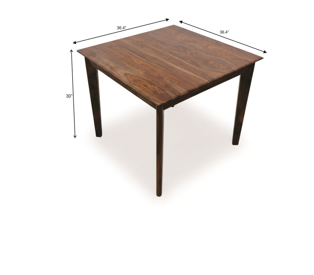 Urban Living Solid Sheesham Wood 4 Seater Dining Table