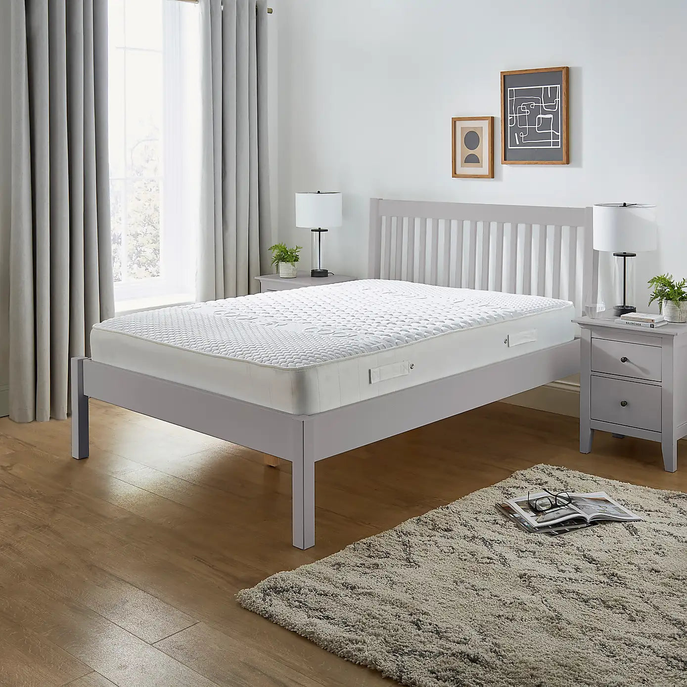 Wynmist Solid Wood Low Profile Bed Frame | Mamta Handicraft
