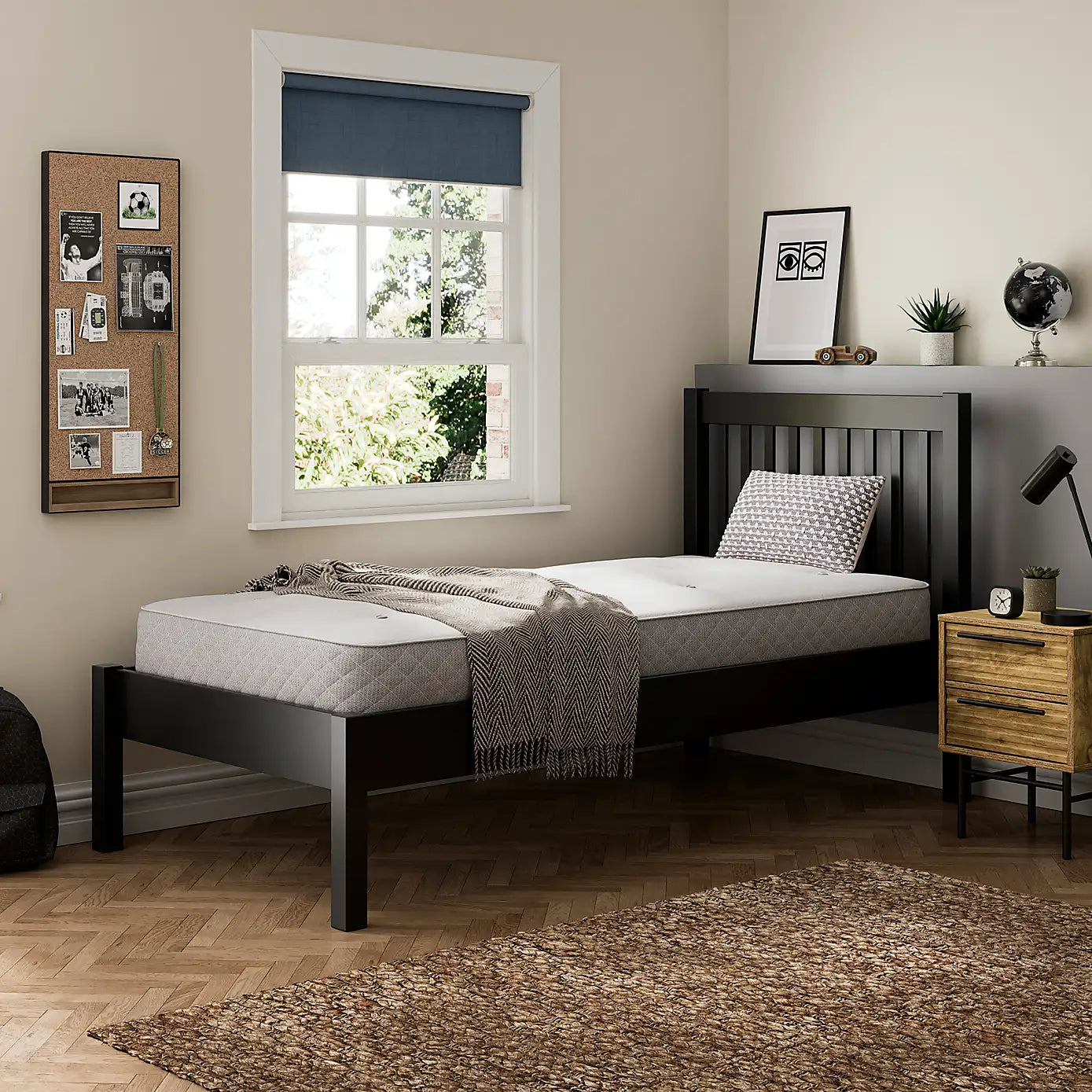 Wynmist Solid Wood Low Profile Bed Frame | Mamta Handicraft