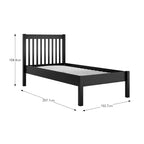 Wynmist Solid Wood Low Profile Bed Frame | Mamta Handicraft