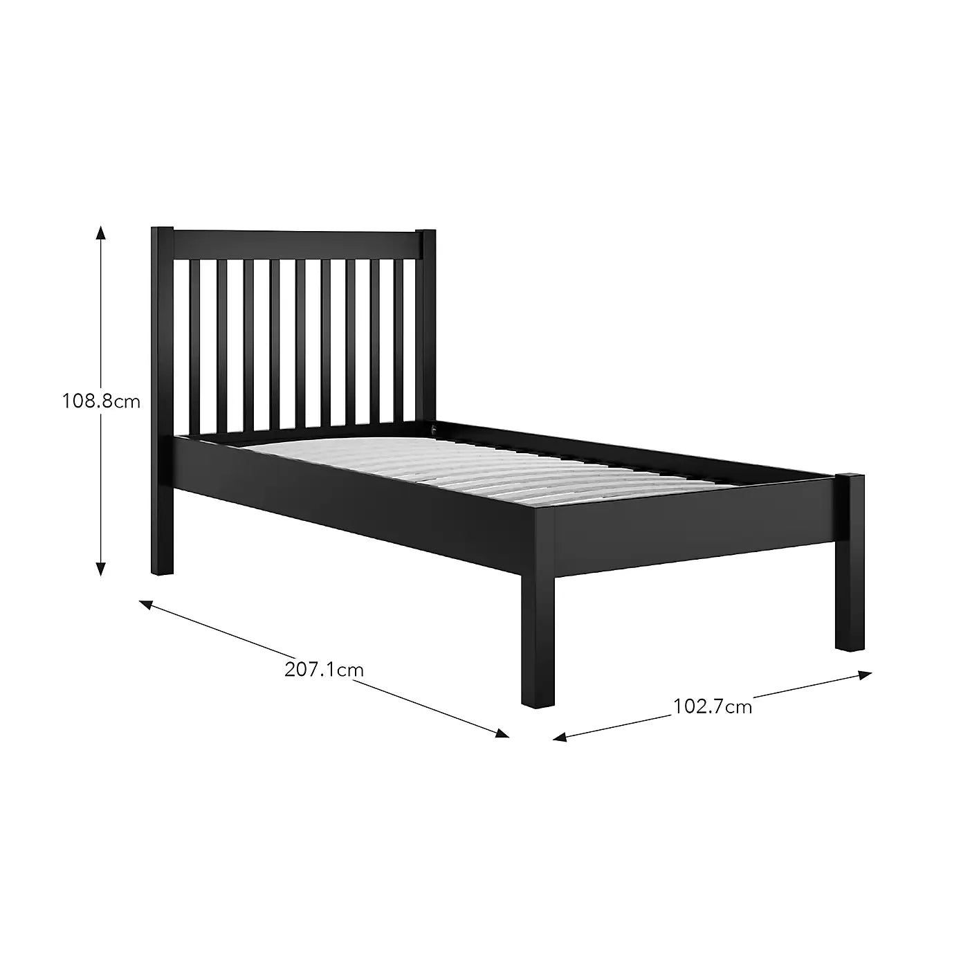 Wynmist Solid Wood Low Profile Bed Frame | Mamta Handicraft