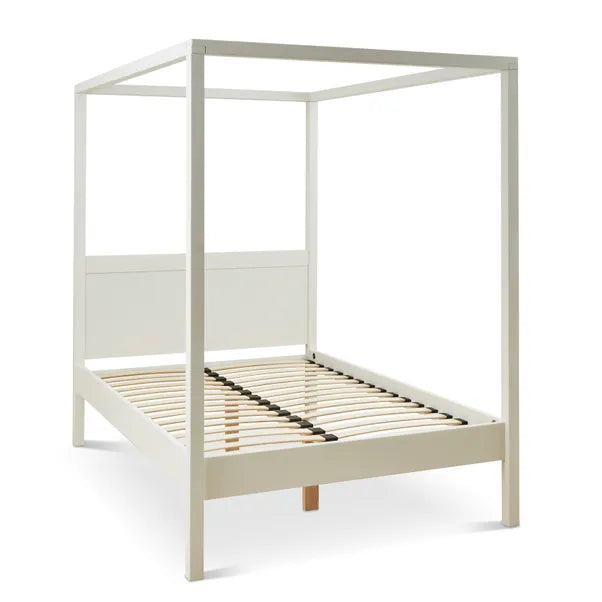 Wynmist Solid Wood 4-Poster Canopy Bed | Mamta Handicraft