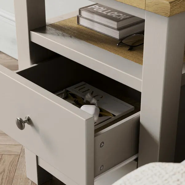 Olney 2 Drawer Bedside Table