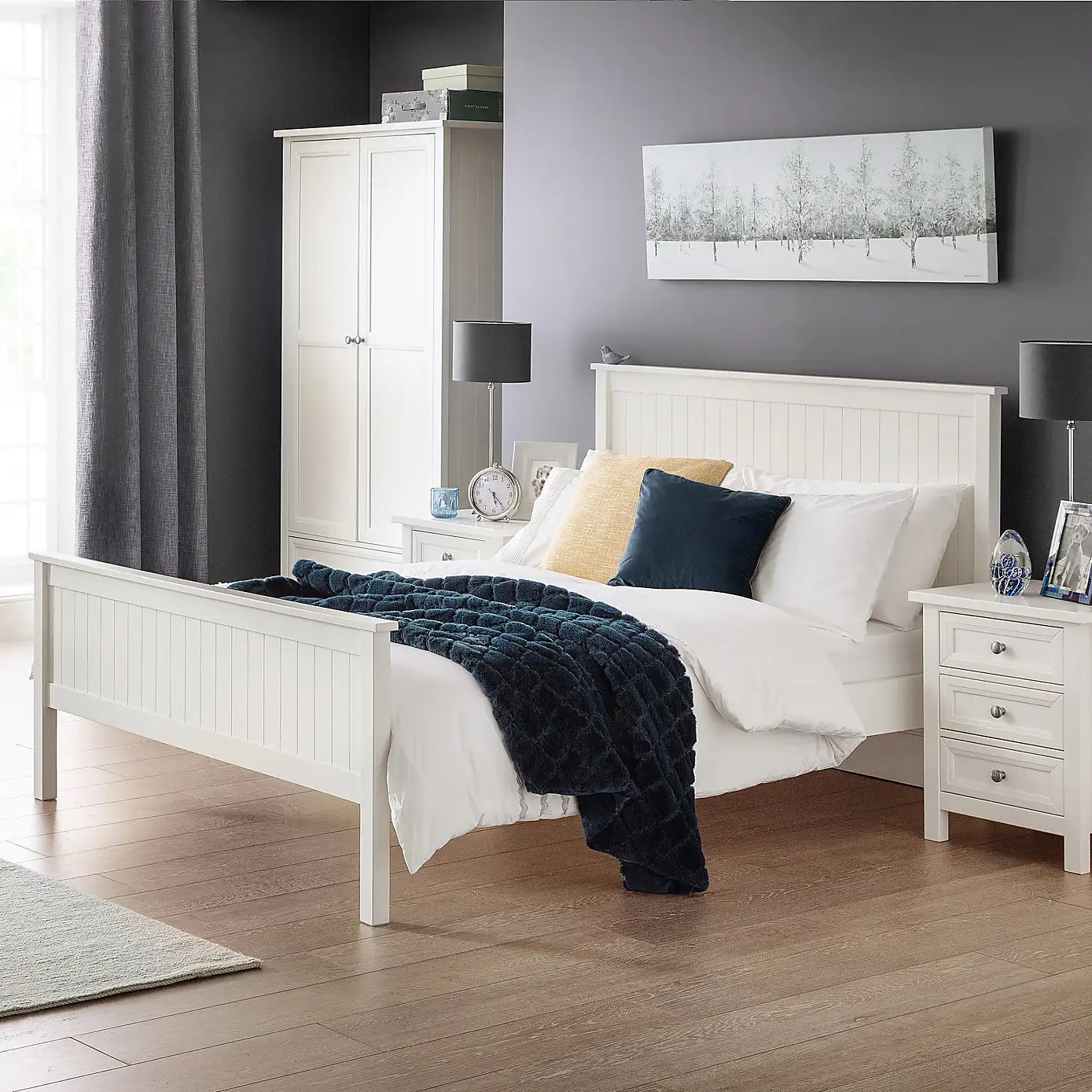 Wynmist Solid Wood Bed Frame | Mamta Handicraft