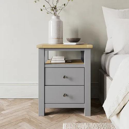{"alt" => "Olney 2 Drawer Bedside Table"}