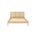 Oslo Croxley Solid Wood Rattan Bed | Mamta Handicraft