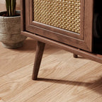 Oslo Solid Wood Wide Bedside Table | Mamta Handicraft