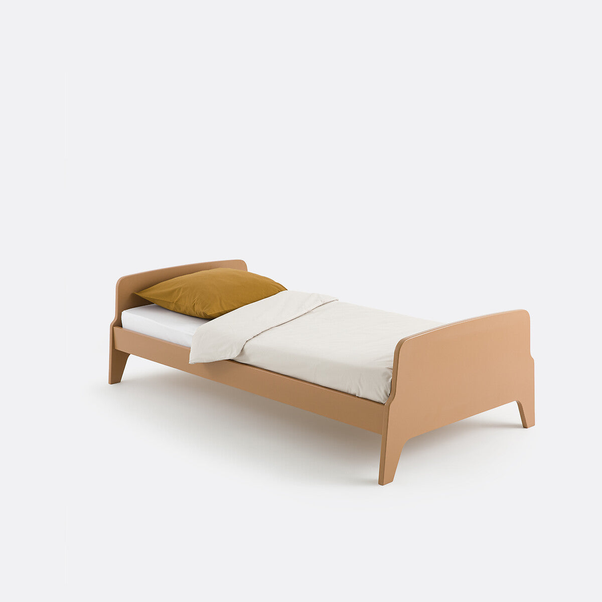 Retro vintage style bed, 1 person, Adil