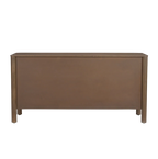 Indiana Scalloped Edge Solid Wood Sideboard – Modern Storage Cabinet