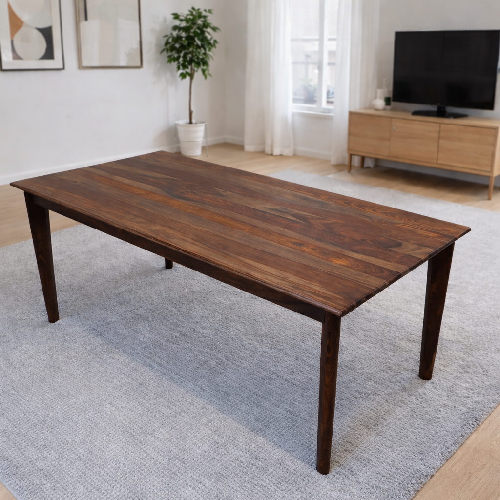Urban Living Solid Sheesham Wood 8 Seater Dining Table